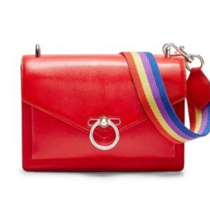 Rebecca Minkoff Red Jean Medium With Webbing Strap